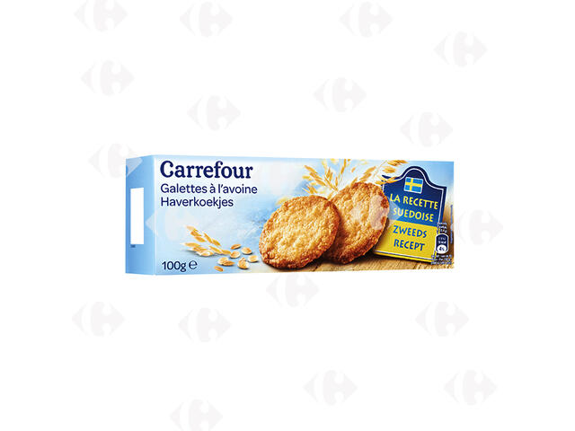 Galettes d'Avoine Nature Carrefour 100g