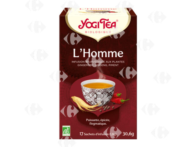 Infusion L'Homme Yogi Tea 17 sachets