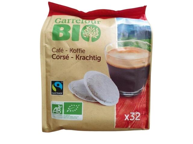 Café Dosettes Corsé Carrefour Bio 32 unités