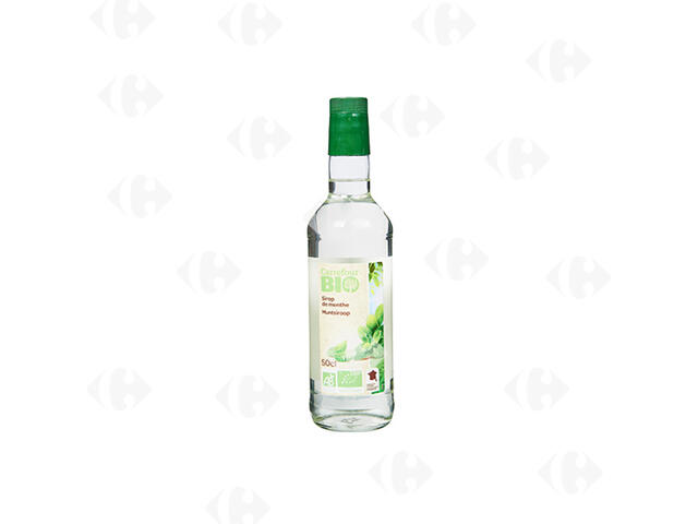 Bouteille De Sirop De Menthe Carrefour Bio 50cl