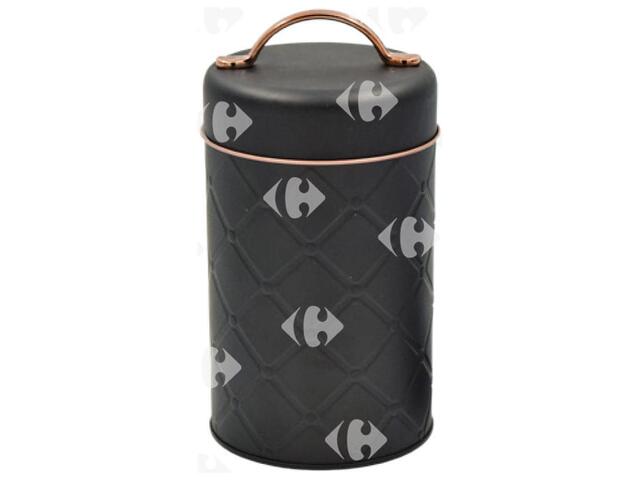 Boîte de Rangement en Metal Grand Model Noir.