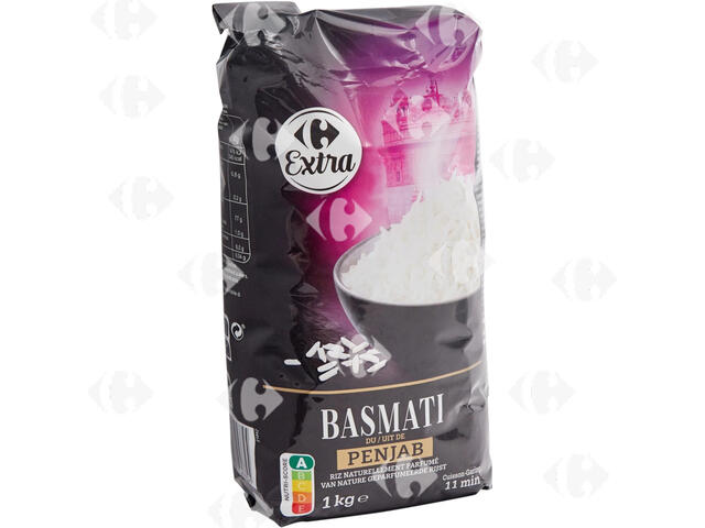 Riz Basmati du PenJean d'Audignacb Carrefour 1 kg.