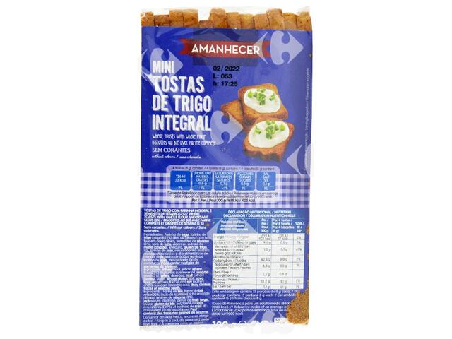 Mini Toasts Complets Amanhecer 120g.