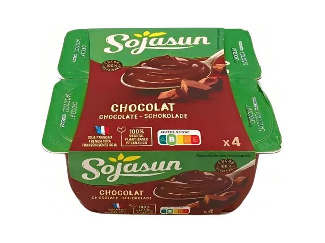 Dessert Végétal au Chocolat Sojasun 2x100g.