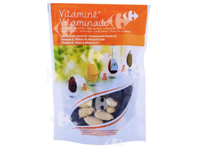 Mélange de Cranberries, Amandes, Raisins et Courges Carrefour 120g