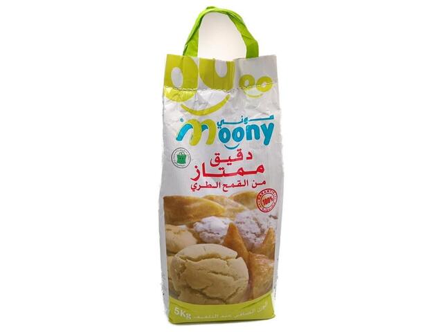 Farine Blé Tendre Luxe Moony 5kg.