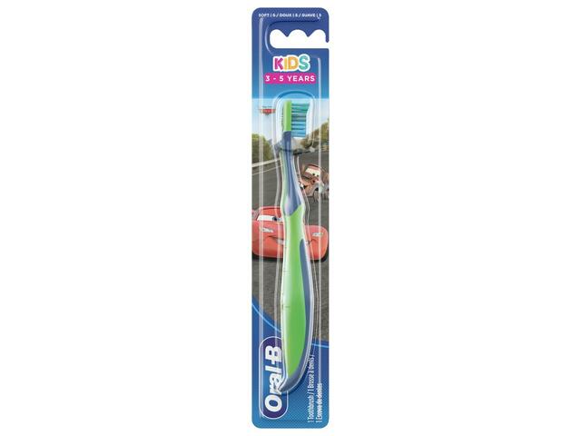 Brosse à dents Kids Cars (3-5 ans) Oral-B 1 unité.