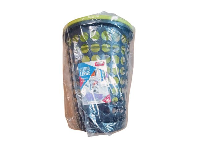 Lot Panier à Linge Rond Seau à Bec Bassine 17L