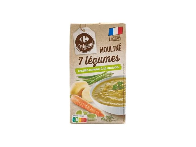 Soupe Mouliné 7 Légumes Carrefour Original 1L.