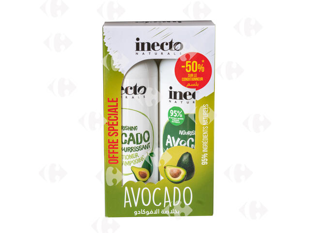 Pack Shampooing Avocat Inecto + Après-Shampooing à -50%