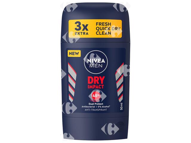 Déodorant Stick Homme Dry Impact Nivea 50ml