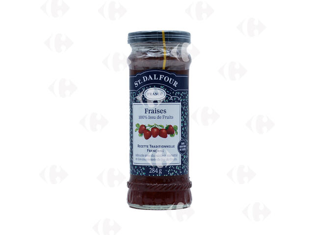 Confiture de Fraise Sans Sucre Saint Dalfour 284g.