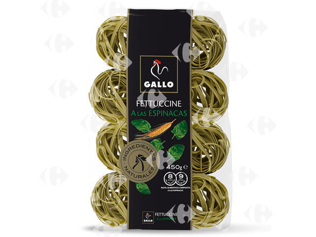 Nid Fettuccine aux Epinards Gallo 450g