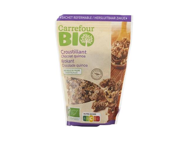 Céréales Croustillant Chocolat Quinoa Carrefour Bio 375g