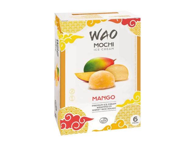 Mochis Glacés Saveur Mangue Wao 6 pièces