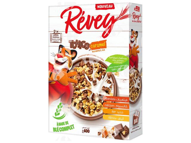 Céréales Tchico Caramel Revey 400g