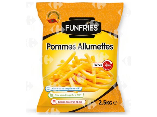 Frites Allumettes 7/7 Funfries 2,5kg.