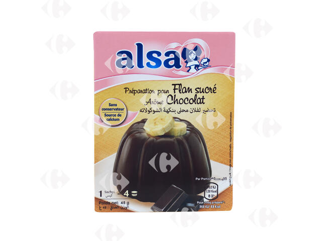 Flan à Préparer Chocolat Alsa 16g