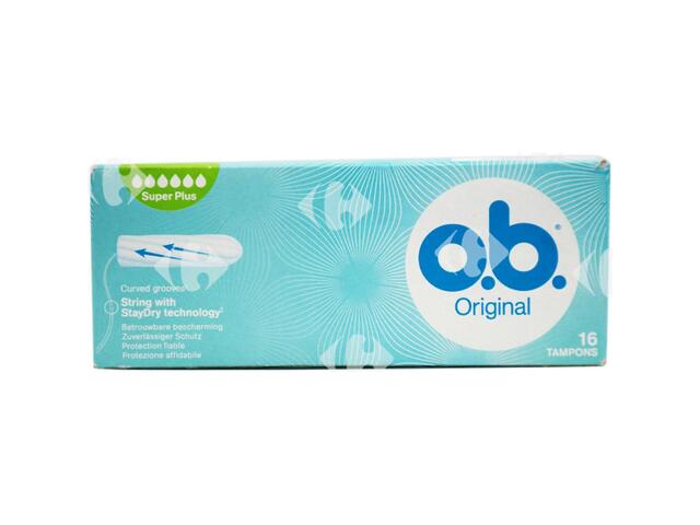 Tampons Sans Applicateur Super Plus Ob 16 unités