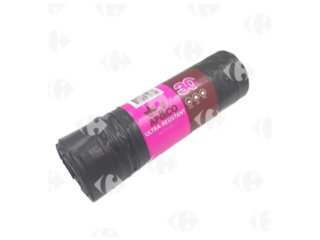 Sac Poubelles Coulissant Résistant Natur Co 30L 15 unités.