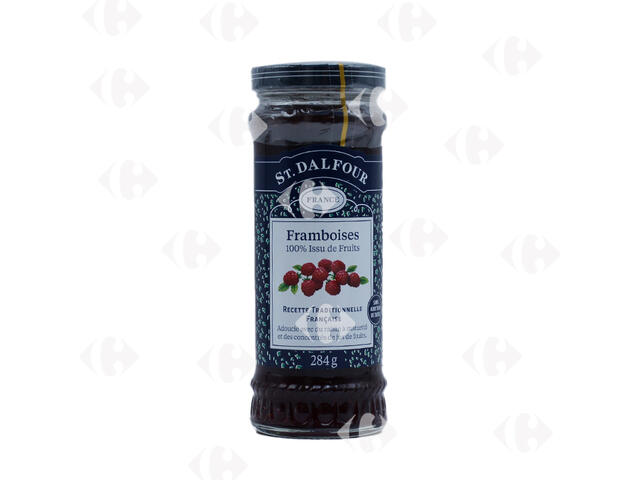 Confiture de Framboise Sans Sucre Saint Dalfour 284g.