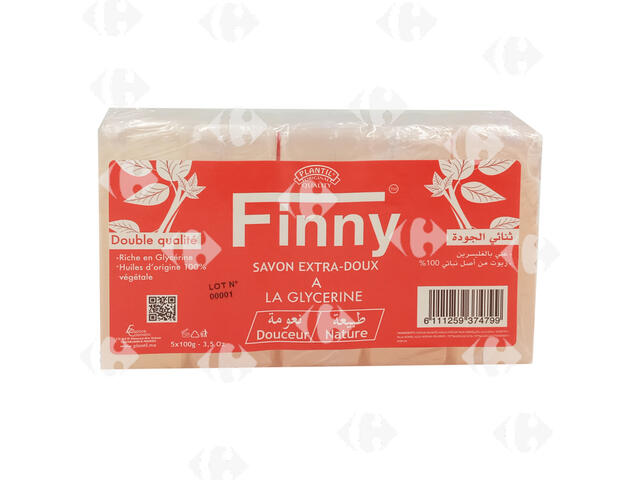 Savon Extra Doux à la Glycérine Finny 5x100g