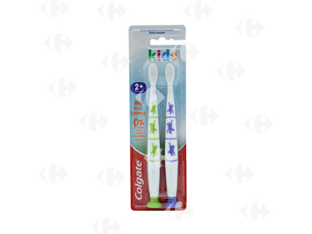 Brosse à Dent Enfants Zero Soft Colgate 2 unités.