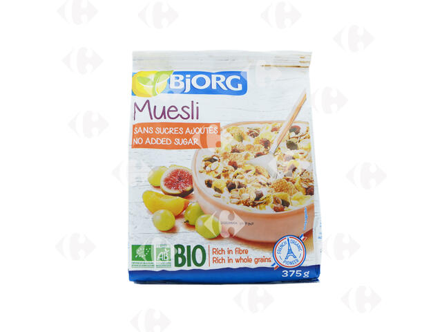 Muesli Sans Sucre Ajouté Bio Bjorg 375g