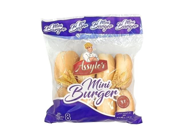 Pain Mini Burger Assylor 245g 8 pièces