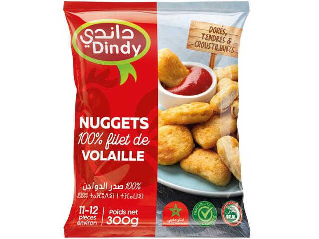 Nuggets de Poulet Dindy 300g