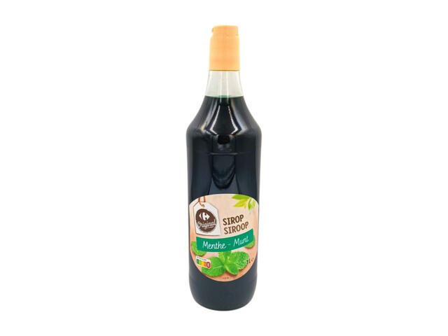 Sirop De Menthe Carrefour Original 1L.