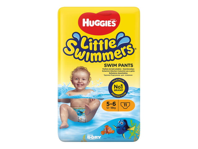 Couches Piscine Little Swimmers Junior Huggies 11 unités