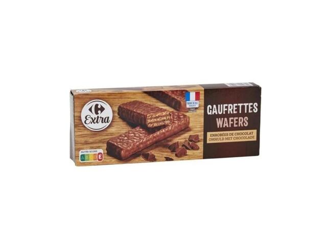 Gaufrettes Enrobées de Chocolat Carrefour Extra 150g