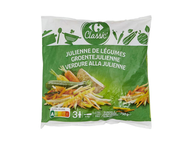 Julienne de 4 Légumes Carrefour 750g