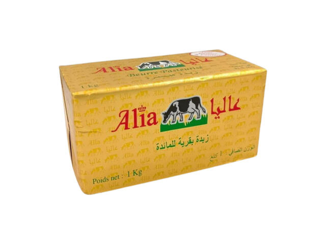 Beurre Doux Alia Bloc 1kg.