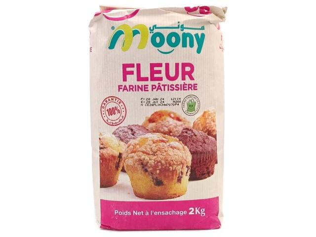Farine Fleur Moony 2kg.