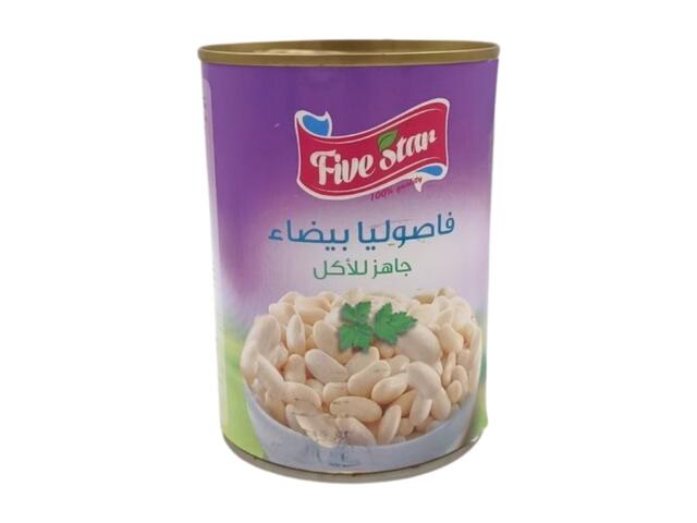 Conserve Haricot Blanc Five Star 400g.