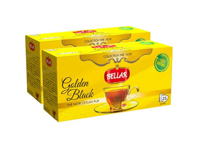 Lot de Deux Tisanes Golden Black Bellar 25 Sachets