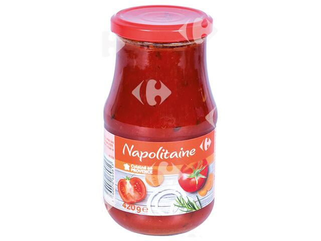 Sauce Préparée Napolitaine Carrefour 420g