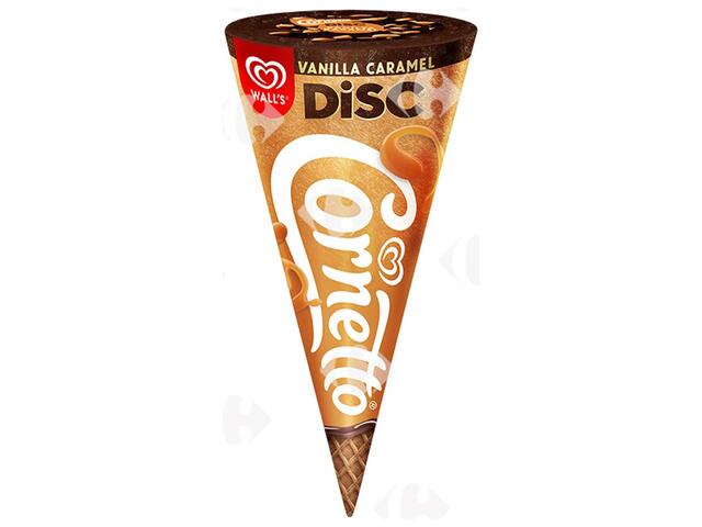 Cornet Glace Vanille et Caramel disc Cornetto 125ml