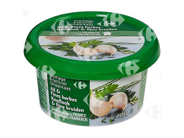 Fromage à Tartiner Ail Fines Herbes Carrefour 150g