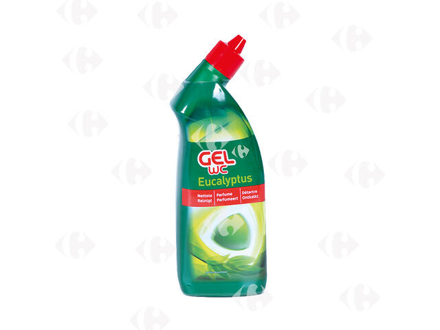 Gel Wc Détartrant Eucalyptus Carrefour 750ml