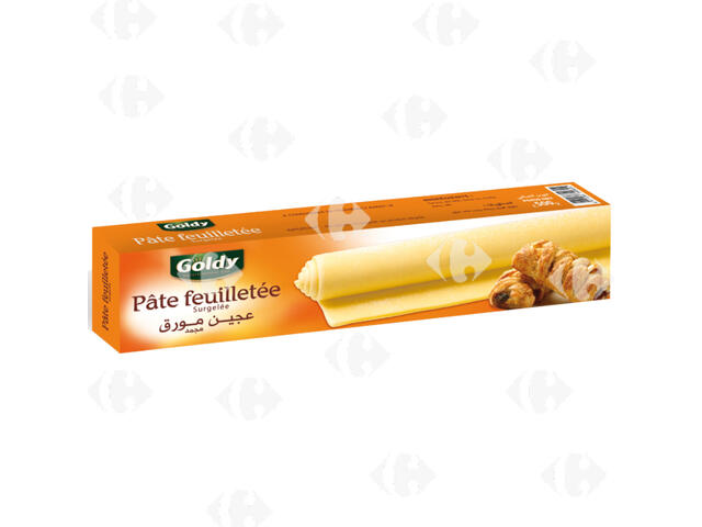 Pâte Feuilletée Goldy Surgelée 500g.