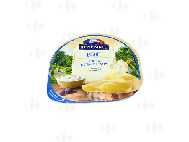 Brie en Tranches Fines et Crèmeuses Île De France 100g