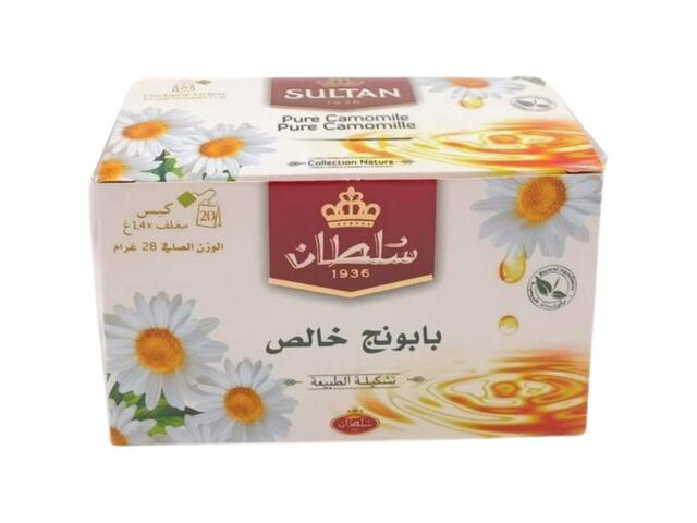 Infusions Thé en Sachets Nature Pure Camomille du Rif Sultan 20 unités