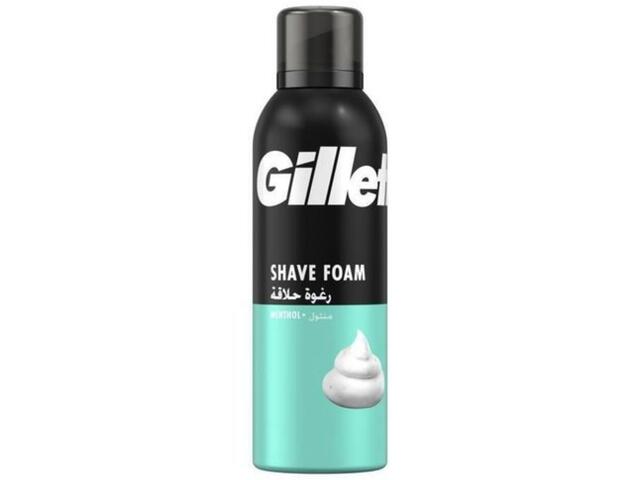 Mousse à Raser Menthol Gillette 200 Ml