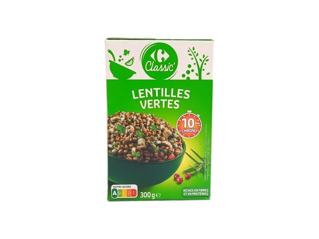 Lentilles Vertes Carrefour 300g.