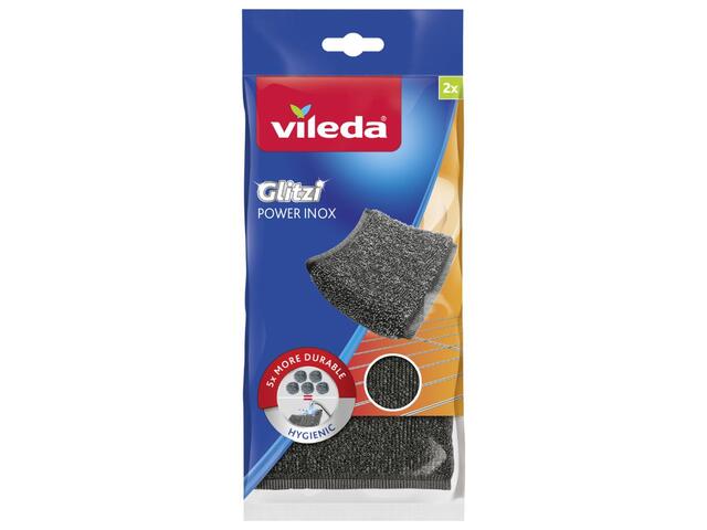 Tampon nettoyage en inox Glitzi Vileda 2 unités