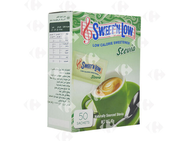 Édulcorant Stevia Sweet'N Low 50 sachets