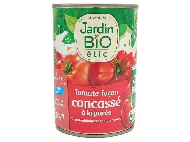 Conserve Concassé de Tomate Jardin Bio 400g.